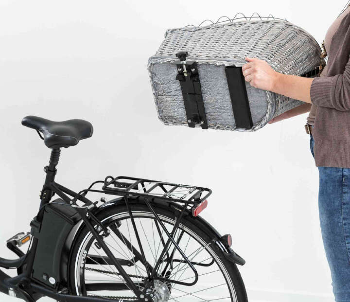 TRIXIE Hunde-Fahrradkorb für Gepäckträger